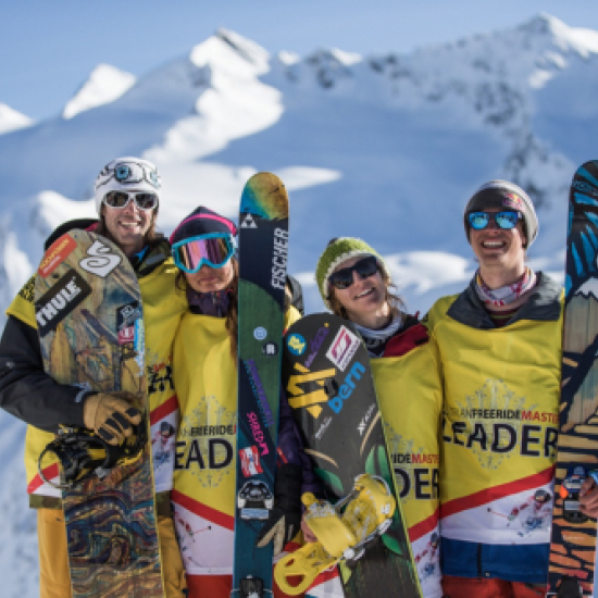 austrian freeride masters 2014: flo, sabine, manu, fabi
